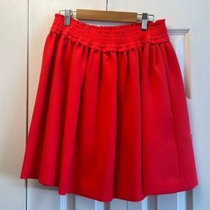 Kate Spade - neon pink rare pocket circle skirt